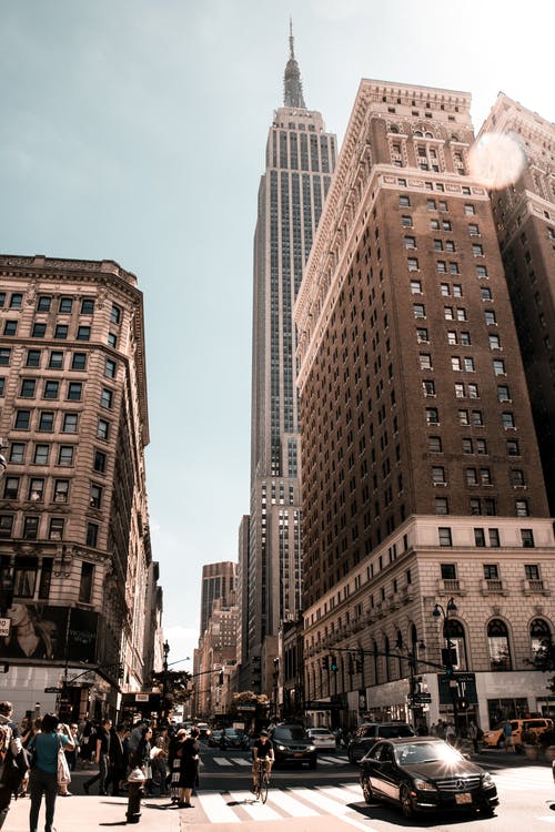 brown buildings