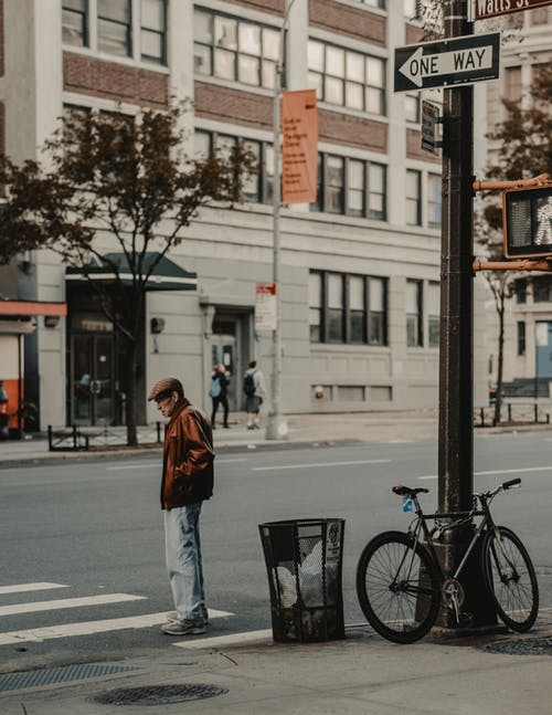 picture of a man on the street